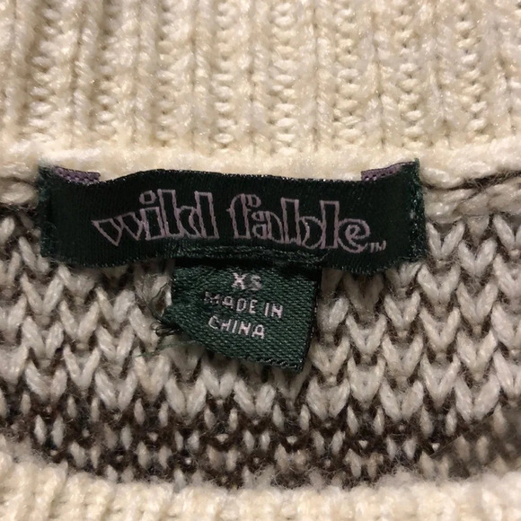 Wild Fable Women’s Zebra Print Oversized Sweater - Picture 6 of 7